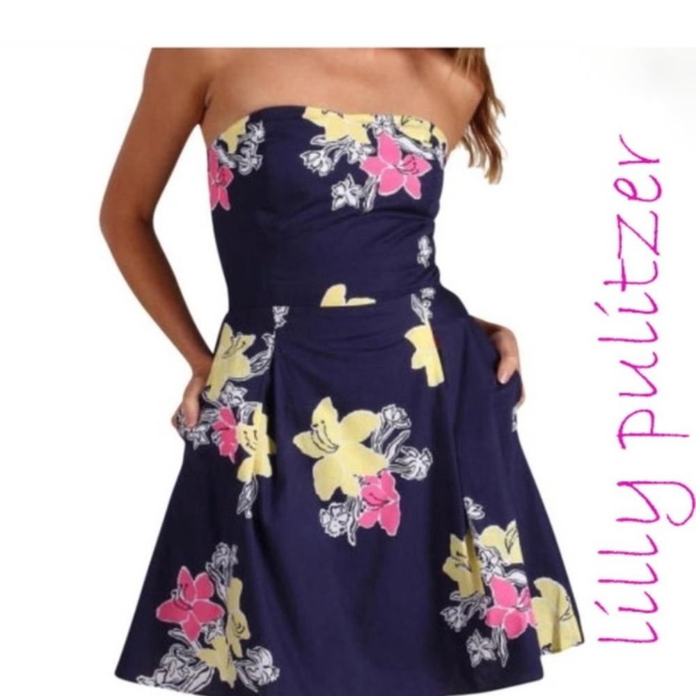 NWT FELICITY DRESS BRIGHT NAVY LADY LOVES SIZE 00 RETAIL $178